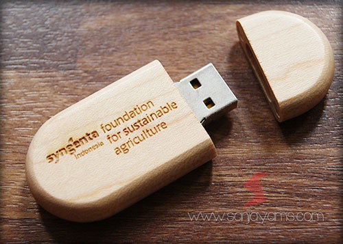 USB Promosi Kayu 